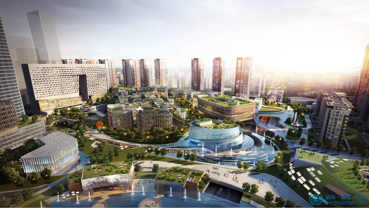 前海深港基金小鎮(zhèn)效果圖