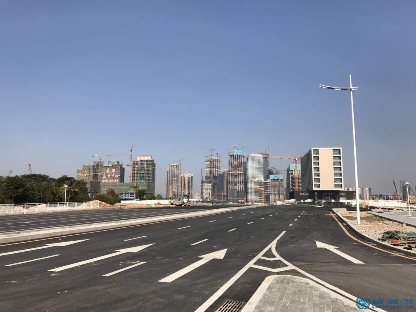 建設中的前海自貿區-桂灣片區